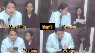 7 Days spoken English challenge,Day-1 real practice 