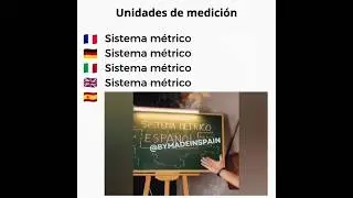 El sistema métrico español 🤣
