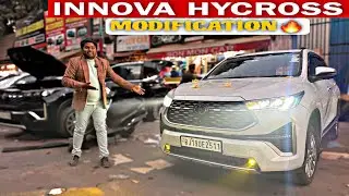 Toyota Hycross Next Level Modification🔥| Hycross Modified Karol Bagh✅