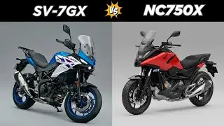 Suzuki SV-7GX 2026 года против Honda NC750X: новый король городских поездок?