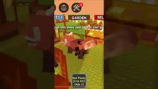 Trading new red panda really goodsize #roblox #growagarden #gaming