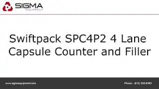 Swiftpack SPC4P2 4 Lane Capsule Counter and Filler