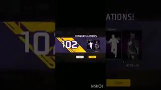 free fire highest level up 102 reward #trending #freefire