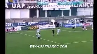 Noureddine Naybet Goal vs Boivista ● 94/95● Assist Luis Figo