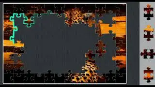 African Landscape at night with vibrant colors🧩 //wonderful jigsaw puzzle game🧩//@jigsawpuzzle45