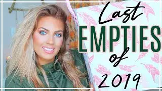 LAST VIDEO OF 2019 | December Empties 2019