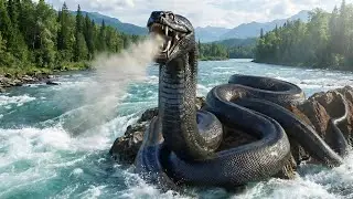 Savage Battle: Giant Serpent vs Forest Creatures