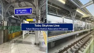 Tobu Railway: Tokyo Skytree station Relocation Progress