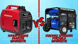 Which portable generator should you buy? Honda EU2200i Generator VS DuroMax XP13000EH Generator