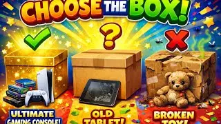 🎁 CHOOSE THE BOX! | Good 😍 Medium 😐 Bad 😭 Gift Challenge