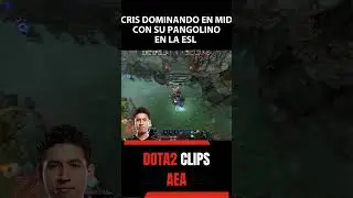 CRIS EN MID CON SU KUNKA EN LA ESL 2024 #dota2    #chrisluck  #darkmago #dota2highlights #clips