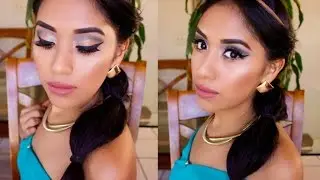 Princess Jasmine Makeup Tutorial Ft Lorac pro 2 + 1995 Lipstick