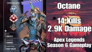 Octane 14 Kills 2.9K Damage - Apex Legends Season 6 Gameplay