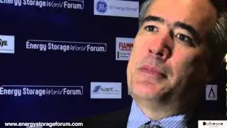 Julian Nebrada from AES At The Energy Storage World Forum
