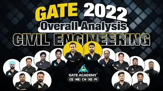Overall Analysis of GATE 2022 @ Civil Engineering