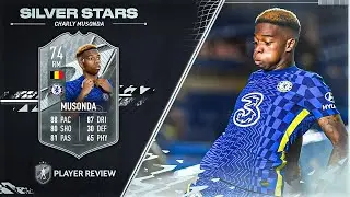 HOW GOOD IS HE?! 😳 74 SILVER STARS CHARLY MUSONDA PLAYER REVIEW - FIFA 22 ULTIMATE TEAM