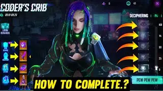 How To Complete Coders Crib Event In Free Fire |||