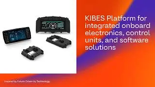 KIBES&reg; Platform for integrated onboard electronics, control units, and software solutions
