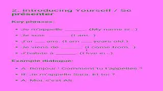 A1 Level French Learning@learnfrenchwithseema