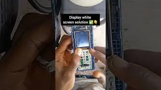 white screen display solution ✅👇 #foryou