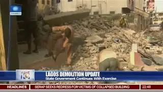 Lagos State Government Continues With Demolition Of Houses