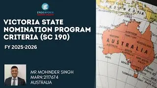 Victoria State Nomination Program Criteria for SC190