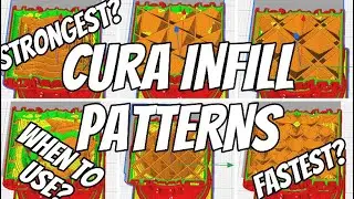 Модели заполнения Cura: самые быстрые? самые прочные? Когда использовать каждый из них?