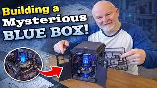 Building a Mysterious Blue Box Book Nook