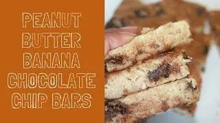 Healthy Peanut Butter Banana Chocolate Chip Bars | What i eat to lose weight | Project Comeback Ep 6