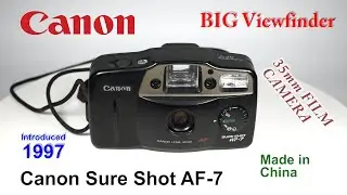 1997 Canon Sure Shot AF-7 - 35mm Film Camera