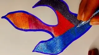 Relaxing & Satisfying Color Drawing 🎨 | Easy Drawing for Stress Relief