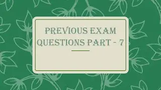 Livestock Inspector Exam Previous Questions (Part - 7)