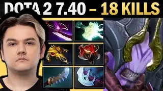 Faceless Void Pro Carry с Manta и Silveredge - Dota 7.41