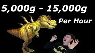 WoW : 5,000 - 15,000+ Gold Per Hour! | DINOSAUR ISLAND | WoD Gold Farming Guides