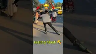 skating Masti 🤣😁#skating #viral #skater #masti #public #reaction #trending #shorts #like