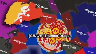 Back With the Thunder Dragon Empire - Winning as every nation in territorial.io