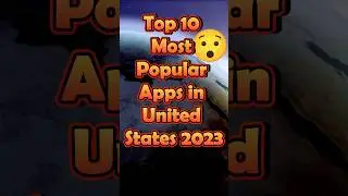 Top 10 most popular apps in united states 2023 🤯💥 #usa #shortsfeed #viral #shorts