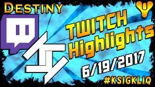 KSigKid Destiny Weekly Highlights Crucible Live Gameplay Fails and Batman 6/19/17