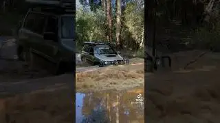GU vs Glasshouse! The mud hits different. #patrol #GU #4wd #JRCadventures