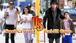 Kal-El Cage (Nicolas Cage's Son) VS Suri Cruise Transformation ★ From 00 To 2022
