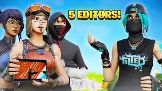 So I Got 5 Editors To Make Me A Fortnite Montage.. (INSANE)