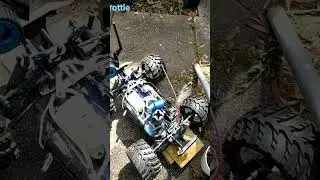 ACME BARBARIAN 1/8 NITRO MONSTER TRUCK 4WD Running Testing Tuning .21 ENGINE 3.5cc PCP C #Shorts