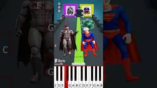 POV 💥 Gojo Satoru and Toji Fushiguro in the Hero Run! 130% (@DuhanShow) - Octave Piano Tutorial