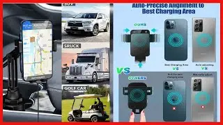 Great product -  Wireless Car Charger, MOKPR 15W/10W/7.5W Cup Holder Phone Mount, Auto Clamping Fast