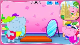 Hippo Kids beach adventures 🔴 #03 | GAMES FOR KIDS | AnyGameplay