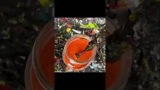 Drip painting by ole Hedeager