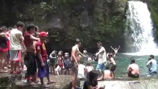 Amazing Majayjay Laguna Falls Freezing water temperature Part 5
