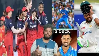 Rcb women Final Tilak & Washington World Cup is back