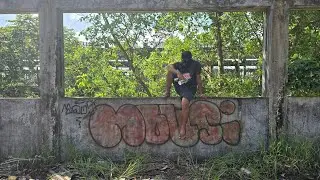 Freestyle Graffiti throw up #MOUSIGRAFFITI 
