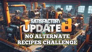 NO ALTERNATE RECIPE CHALLENGE FACTORY!!! - Heavy Modular Frames - Satisfactory Update 8 Gameplay